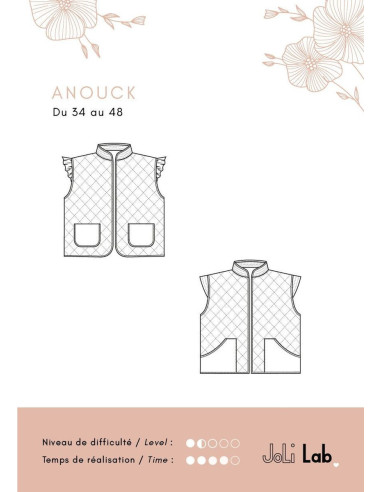 Anleitung für die Weste Anouck - Joli Lab