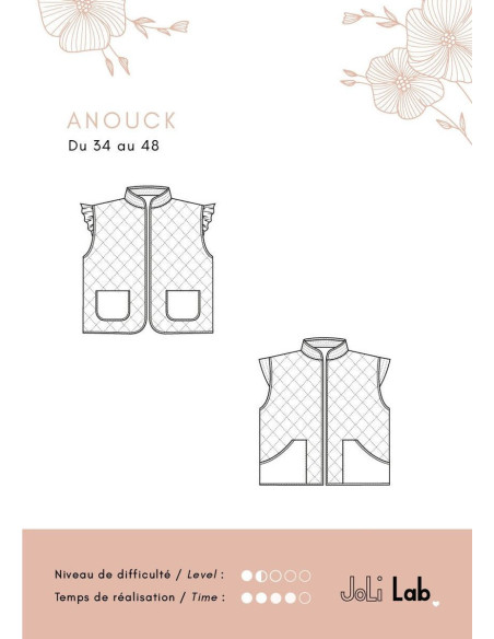 Anleitung für die Weste Anouck - Joli Lab