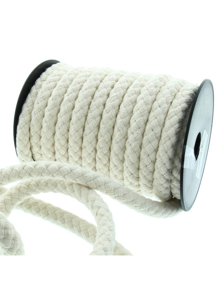 Baumwollkordel für Taschengriff 15 mm - Natur