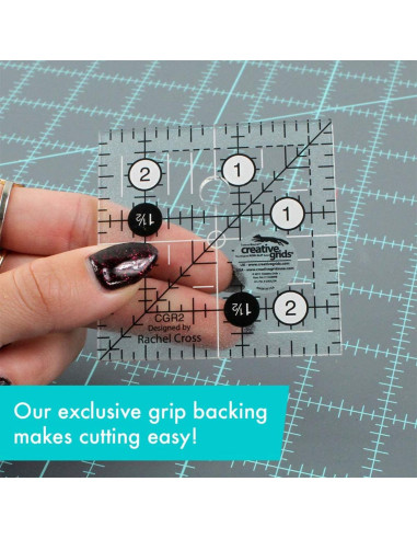 Quiltlineal quadratisch 2,5" x 2,5" Creative Grids