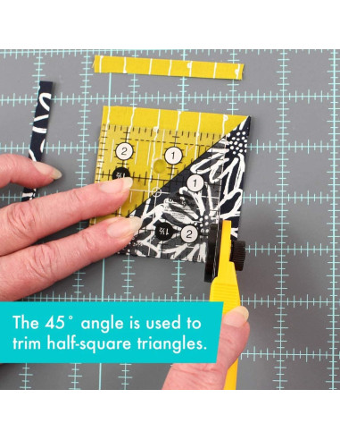 Quiltlineal quadratisch 2,5" x 2,5" Creative Grids