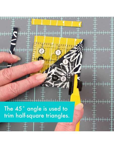 Quiltlineal quadratisch 2,5" x 2,5" Creative Grids
