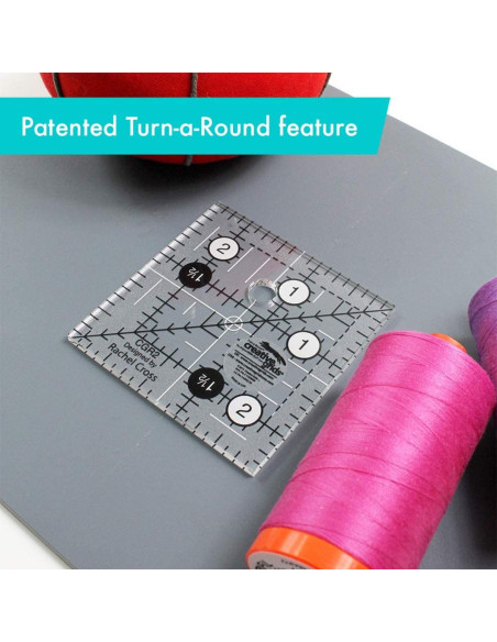 Quiltlineal quadratisch 2,5" x 2,5" Creative Grids