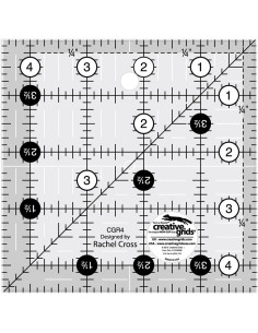 Quadratische Quilt-Schablone 4,5" x 4,5" Creative Grids