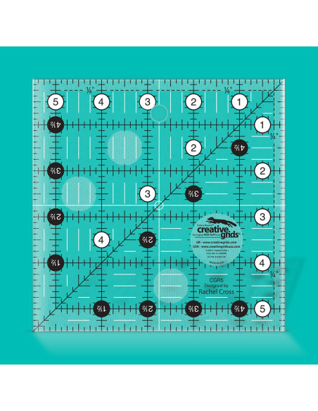 Quiltlineal quadratisch 5,5" x 5,5" Creative Grids