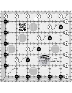 Quiltlineal quadratisch 6,5" x 6,5" Creative Grids