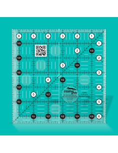 Quiltlineal quadratisch 6,5" x 6,5" Creative Grids 2