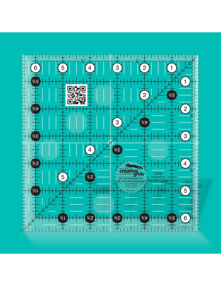 Quiltlineal quadratisch 6,5" x 6,5" Creative Grids