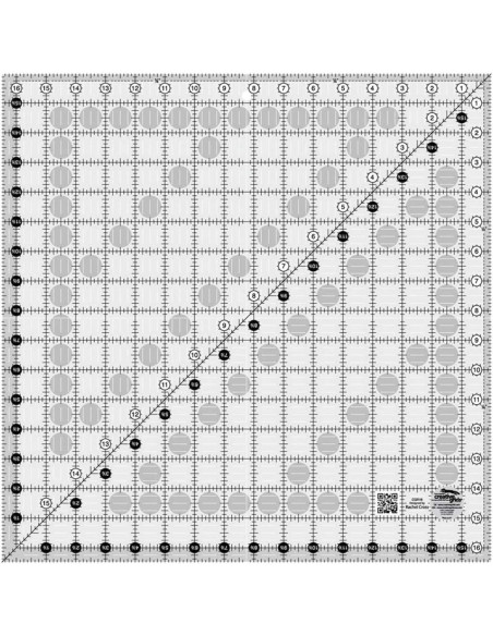 Quiltlineal quadratisch 16,5" x 16,5" Creative Grids