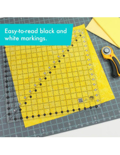 Quiltlineal quadratisch 16,5" x 16,5" Creative Grids 2