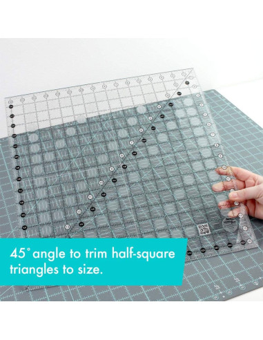 Quiltlineal quadratisch 16,5" x 16,5" Creative Grids