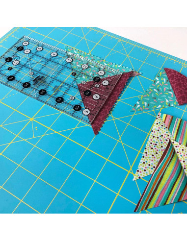 Rechteckige Quilt-Schablone 3,5" x 6,5" Creative Grids