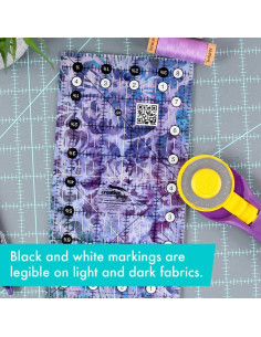 Rechteckiges Quiltlineal 4,5" x 8,5" Creative Grids 2