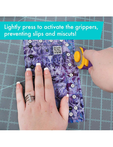 Rechteckiges Quiltlineal 4,5" x 8,5" Creative Grids