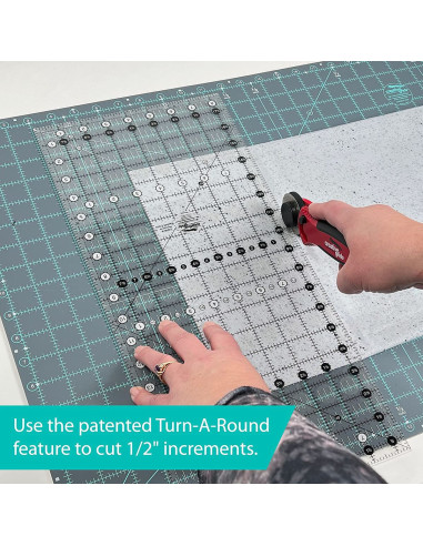Rechteckiges Quiltlineal 4,5" x 8,5" Creative Grids