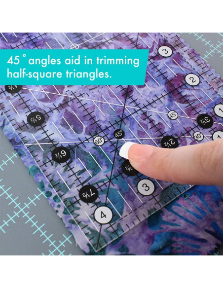 Rechteckiges Quiltlineal 4,5" x 8,5" Creative Grids