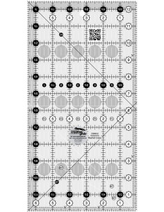 Rechteckige Quilt-Schablone 6,5" x 12,5" Creative Grids