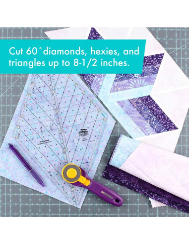 60° Diamond Quilting Lineal Creative Grids