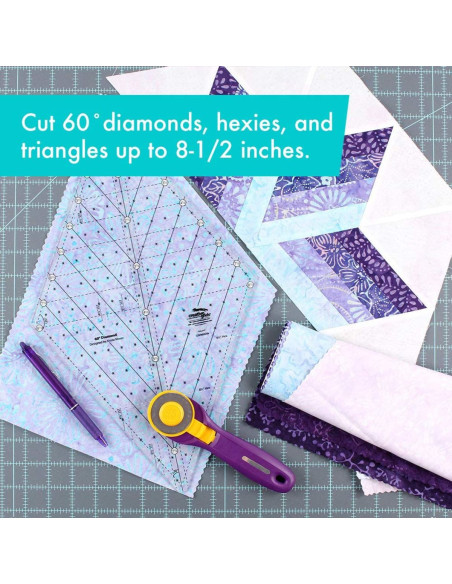 60° Diamond Quilting Lineal Creative Grids