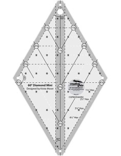 Diamant Mini 60° Quiltlineal Creative Grids