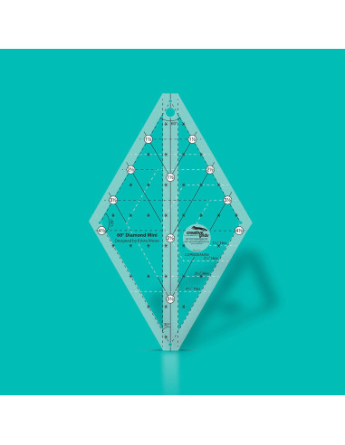 Diamant Mini 60° Quiltlineal Creative Grids