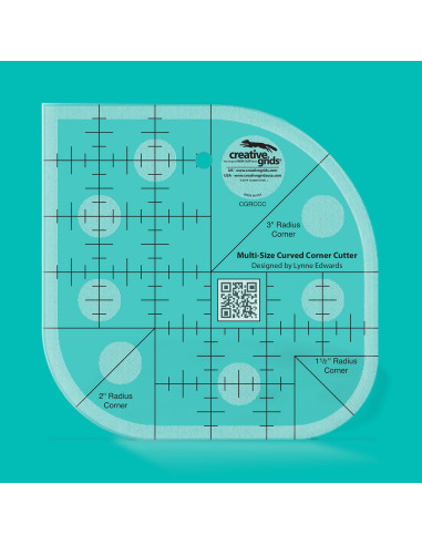 Multi-Size Curved Corner Cutter Regel Creative Grids