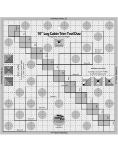 Log Cabin Trim Tool Duo Regel Creative Grids