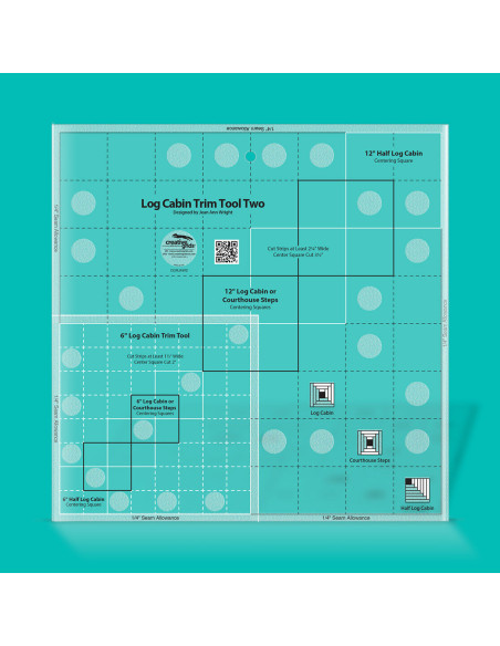 Log Cabin Trim Tool Two Creative Grids Lineal