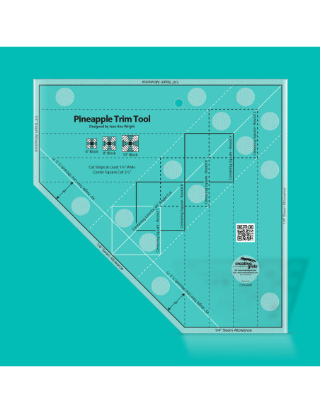 Ananas-Zuschnitt-Werkzeug Creative Grids Lineal