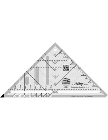 4-in-1 Dreiecklineal Creative Grids