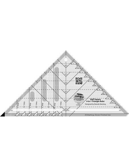 4-in-1 Dreiecklineal Creative Grids