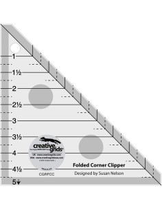 Gefaltete Ecke Clipper Regel Creative Grids
