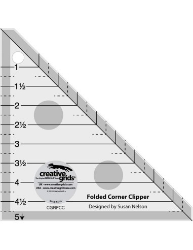 Gefaltete Ecke Clipper Regel Creative Grids