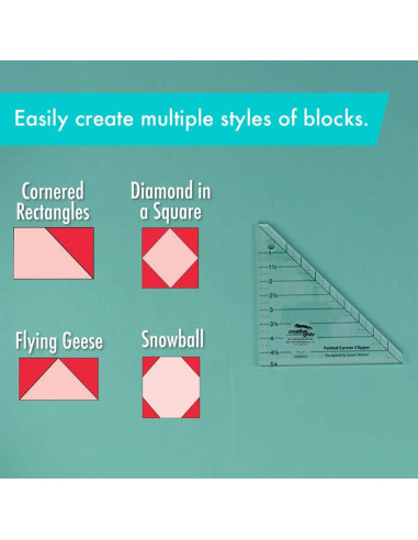 Gefaltete Ecke Clipper Regel Creative Grids