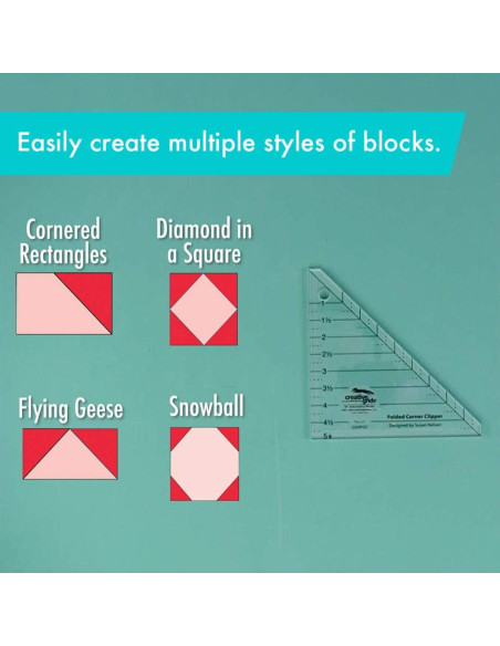 Gefaltete Ecke Clipper Regel Creative Grids