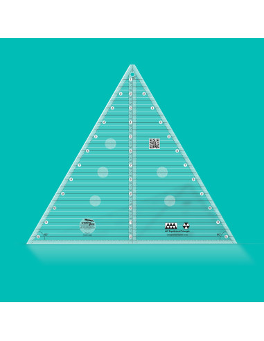 60° Dreiecklineal 12" Fertigmaß Creative Grids