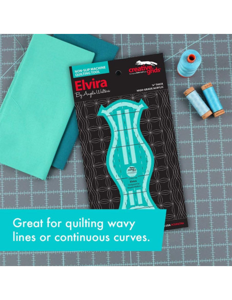 Elvira Lineal für Maschinenquilten Creative Grids