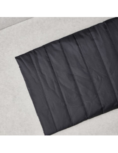 Wasserabweisender gesteppt Stoff Strip - Schwarz
