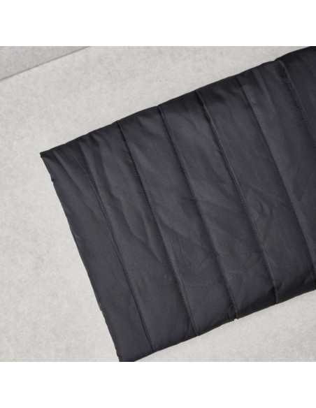 Wasserabweisender gesteppt Stoff Strip - Schwarz