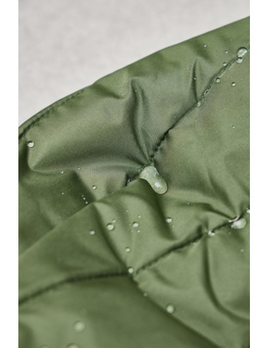 Wasserabweisender gesteppt Stoff Strip - Khaki