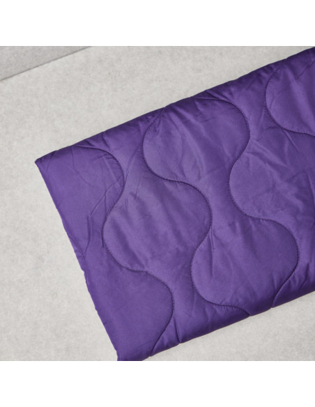 Wasserabweisender Steppstoff Wave - Violett