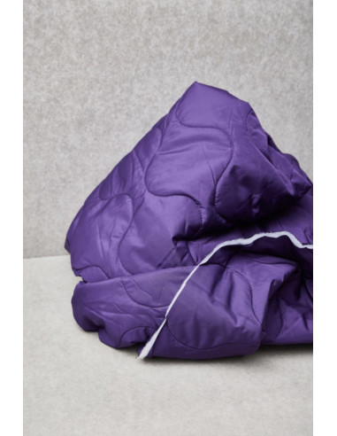 Wasserabweisender Steppstoff Wave - Violett