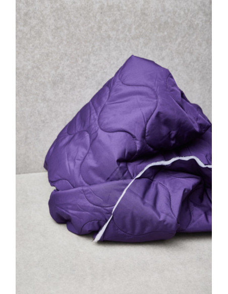 Wasserabweisender Steppstoff Wave - Violett
