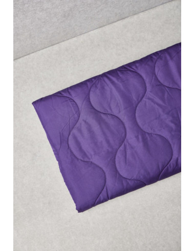 Wasserabweisender Steppstoff Wave - Violett
