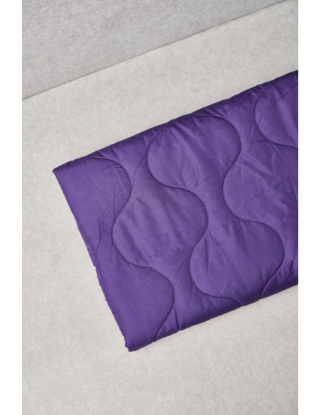 Wasserabweisender Steppstoff Wave - Violett