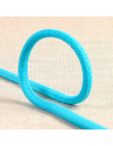 Geflochtene Schnur - Karibikblau