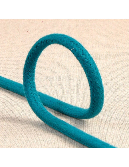 Geflochtene Schnur - Entenblau