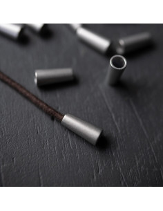 Matte Nickel Metal Kordelstopper Merchant & Mills 2