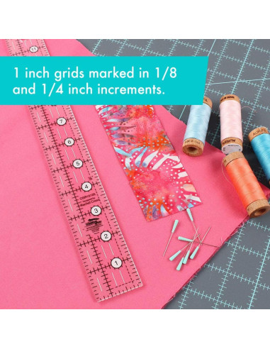 Rechteckige Quilt-Schablone 1,5" x 12,5" Creative Grids