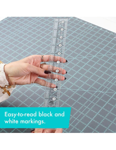 Rechteckige Quilt-Schablone 1,5" x 12,5" Creative Grids